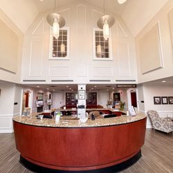 Augusta Aviation - Beautifully designed FBO interior.
