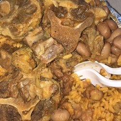 Casa Latina Restaurante - Rice & beans & oxtails