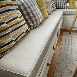 Gilton Furniture Creations - AFTER : rafael did amazing job on the upholstery. Love the piping