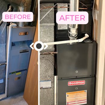 Renew Hvac - Goodman 60K BTU Furnace 80% -- $2,200 Installed. Fast, clean replacement. Financing & warranty available! - Heating & Air Conditioning/HVAC Near Me - Aurora, Illinois