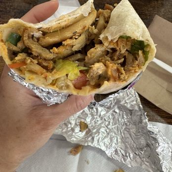 Döner Shack - Small Downtown Donner chicken wrap. $12.50 good size for a small! - Middle Eastern Near Me - Honolulu, Hawaii Döner Shack - Small Downtown Donner chicken wrap. $12.50 good size for a small! - Middle Eastern Near Me - Honolulu, Hawaii