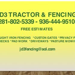 JD3 Tractor & Fencing