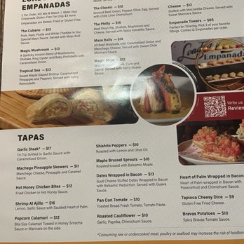 Loaded Empanadas - Menu - Tapas/Small Plates Near Me - Las Vegas, Nevada Loaded Empanadas - Menu - Tapas/Small Plates Near Me - Las Vegas, Nevada