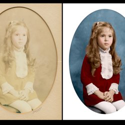 Preservation & Framing Services - Clients Digital Restoration Before and Afters
