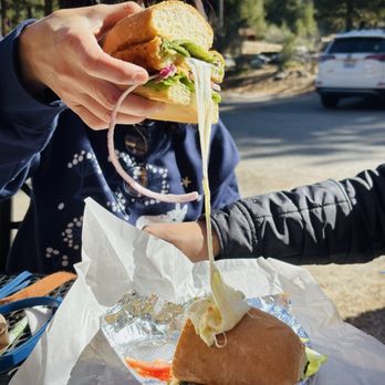 Bear Claw Bakery - Chilli Relleno sandwich - Coffee & Tea Near Me - Pine Mountain Club, California