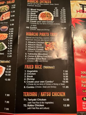 Menu photo 1 Hibachi Express Ruskin, FL