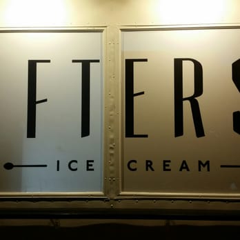 Afters Ice Cream - Signage - Desserts Near Me - Pasadena, California