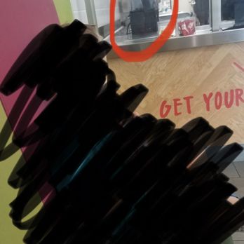 Jamba - Only 2 Blenders in red circles. Blurred out person. - Juice Bars & Smoothies Near Me - Menifee, California