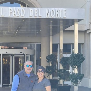 Hotel Paso Del Norte Autograph Collection - Us at the entrance of hotel - Hotels Near Me - El Paso, Texas Hotel Paso Del Norte Autograph Collection - Us at the entrance of hotel - Hotels Near Me - El Paso, Texas