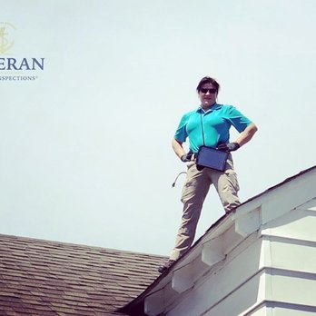 Veteran Home Inspections - Jamie inspecting a roof - Home Inspectors Near Me Veteran Home Inspections - Jamie inspecting a roof - Home Inspectors Near Me
