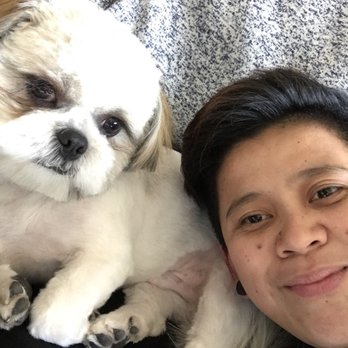 Canine Design Midtown - Here's a photo of me and my dog after the groom. - Pet Groomers Near Me - Reno, Nevada Canine Design Midtown - Here's a photo of me and my dog after the groom. - Pet Groomers Near Me - Reno, Nevada