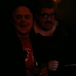 this is me with Phil Jupitus in The Voodoo Rooms