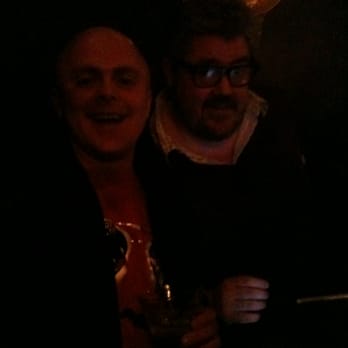 The Voodoo Rooms - this is me with Phil Jupitus in The Voodoo Rooms - Lounges Near Me - Edinburgh, EDH