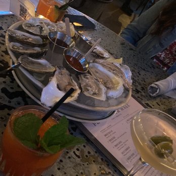 Provender Hall - Dozen oysters, dirty martini, anything for selena's drink - Southern Near Me - Fort Worth, Texas