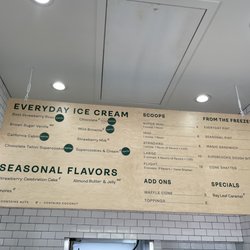 So many options listed weren't actually available when we went, but hopefully next time.