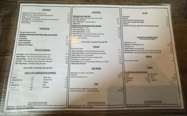 Menu photo 2 CC’s Cafe Waller, TX