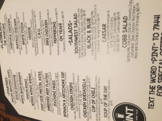 Menu photo 7 The Pint Las Vegas, NV Menu photo 7 The Pint Las Vegas, NV