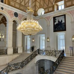 Palacio Real de Aranjuez - Another view of the grand staircase entry
