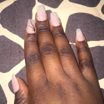 A Nail Care & Spa - New set of coffin shaped acrylic nails &25 - Nail Salons Near Me - Ocoee, Florida