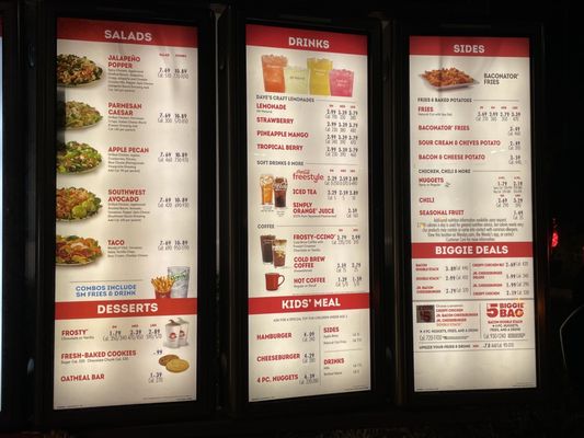 Menu photo 2 Wendy's Fontana, CA Menu photo 2 Wendy's Fontana, CA