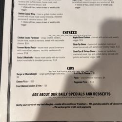 1840 Restaurant - Menu