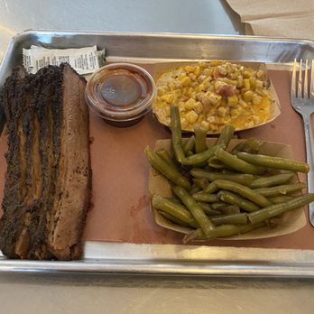Paul’s Rib Shack Barbecue - Beef Brisket Green Beans Corn maque choux House BBQ Sauce - Desserts Near Me - Lake Charles, Louisiana Paul’s Rib Shack Barbecue - Beef Brisket Green Beans Corn maque choux House BBQ Sauce - Desserts Near Me - Lake Charles, Louisiana