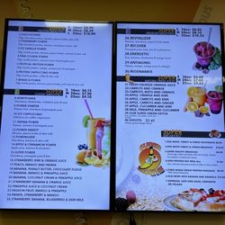 Super Smoothie - Drinks & breakfast menu