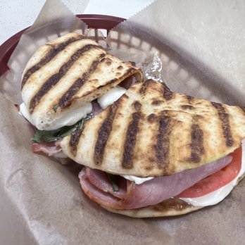 Style Cafe - Italian Twist Flat Bread Panini (prosciutto, fresh mozzarella, tomatoes, basil and balsamic vinaigrette). - Cafes Near Me - Boston, Massachusetts