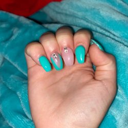 Bee Nails - Don't go here, i asked for long and got short nails they are bumpy and also not the shape i asked for. they lady was rushing to get done