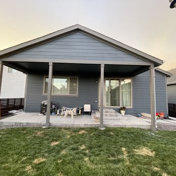 Sevenly Outdoor Living - Before and after of my covered patio - Decks & Railing Near Me - Aurora, Colorado Sevenly Outdoor Living - Before and after of my covered patio - Decks & Railing Near Me - Aurora, Colorado
