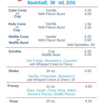 Logan's Soft Serve - Ice Cream & Frozen Yogurt Near Me - Haubstadt, Indiana