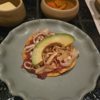 Cantina Contramar - Tuna tostada. Delicious - Seafood Near Me - Las Vegas, Nevada Cantina Contramar - Tuna tostada. Delicious - Seafood Near Me - Las Vegas, Nevada
