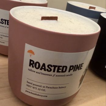 Parachute Bakery - I saw someone get roasted during a roast on their birthday on my social media feed and it got lit like this candle - Cafes Near Me - San Francisco, California Parachute Bakery - I saw someone get roasted during a roast on their birthday on my social media feed and it got lit like this candle - Cafes Near Me - San Francisco, California
