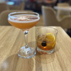Four Roses Bourbon Warehouse & Bottling - Two cocktails from their bar.