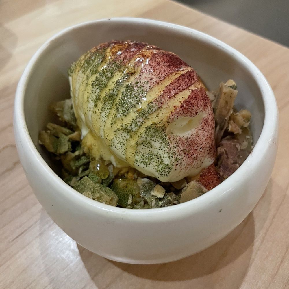Coro Restaurant - peach, fennel honey, pepita - Tapas/Small Plates Near Me - Orlando, Florida Coro Restaurant - peach, fennel honey, pepita - Tapas/Small Plates Near Me - Orlando, Florida