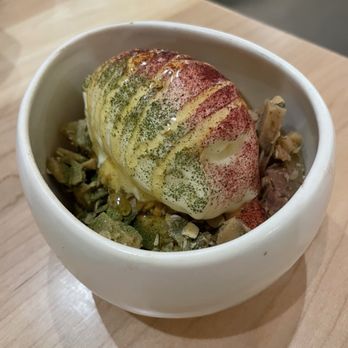 Coro Restaurant - peach, fennel honey, pepita - Tapas/Small Plates Near Me - Orlando, Florida Coro Restaurant - peach, fennel honey, pepita - Tapas/Small Plates Near Me - Orlando, Florida