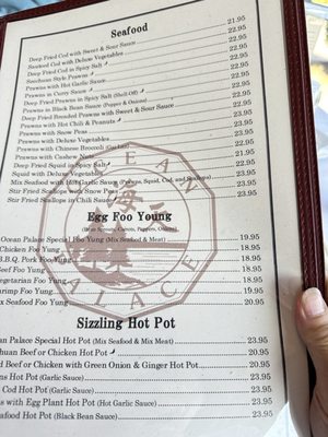 Menu photo 2 Ocean Palace Chinese Seafood Restaurant Delta, BC Menu photo 2 Ocean Palace Chinese Seafood Restaurant Delta, BC