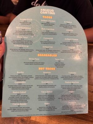 Menu photo 2 Nueva Cantina - Brandon Clair-Mel City, FL Menu photo 2 Nueva Cantina - Brandon Clair-Mel City, FL