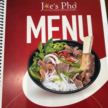 Joe's Pho Original - Menu - Vietnamese Near Me - San Leandro, California