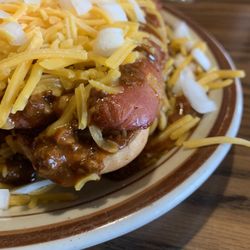 Plains Trading Post Restaurant - Chili cheese dogs