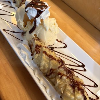 Samurai Restaurant - Fried banana with vanilla ice cream - Japanese Near Me - South Lake Tahoe, California Samurai Restaurant - Fried banana with vanilla ice cream - Japanese Near Me - South Lake Tahoe, California