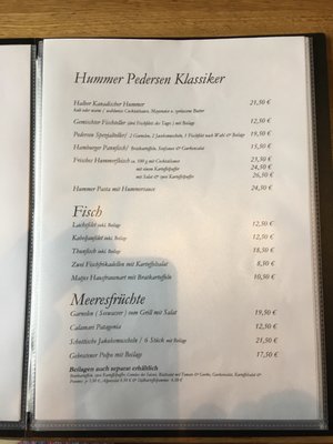 Menu photo 1 Hummer Pedersen Hamburg, HH Menu photo 1 Hummer Pedersen Hamburg, HH