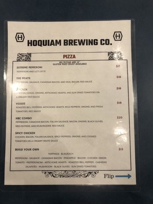 Menu photo 4 Hoquiam Brewing Company Hoquiam, WA Menu photo 4 Hoquiam Brewing Company Hoquiam, WA