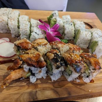 Aikan Sushi - Our roll orders came together - Aikan Sushi 4/2025 - Izakaya Near Me - Northridge, California