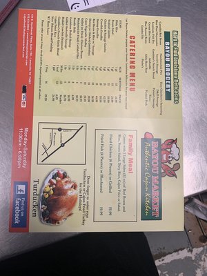 Menu photo 4 Bayou Market Lewisville, TX