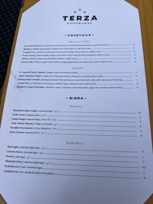 Menu photo 5 Terza Ristorante Rochester, MN