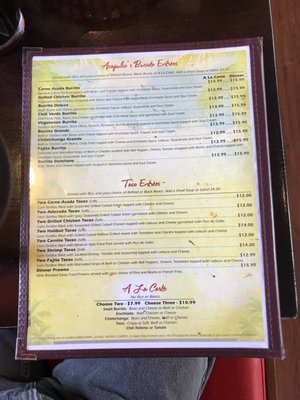 Menu photo 2 Acapulco Mexican Restaurant Soldotna, AK Menu photo 2 Acapulco Mexican Restaurant Soldotna, AK