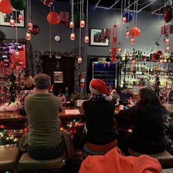 2024 Christmas Holiday Pop Up Bar Decor.