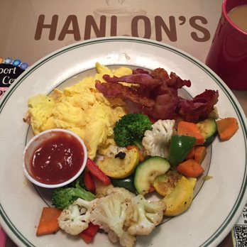 Hanlon's Cafe - Delicious low carb breakfast with grilled veggies. - Diners Near Me - Crafton, Pennsylvania Hanlon's Cafe - Delicious low carb breakfast with grilled veggies. - Diners Near Me - Crafton, Pennsylvania