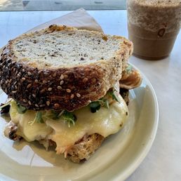 Turkey Sandwich and Coffee Smoothie Turkey Sandwich and Coffee Smoothie